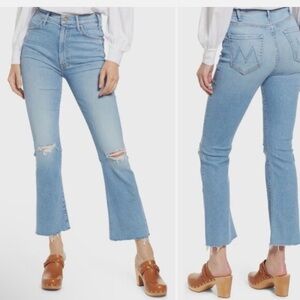 NWT MOTHER The Hustler Ankle Fray: Thrilling Shots